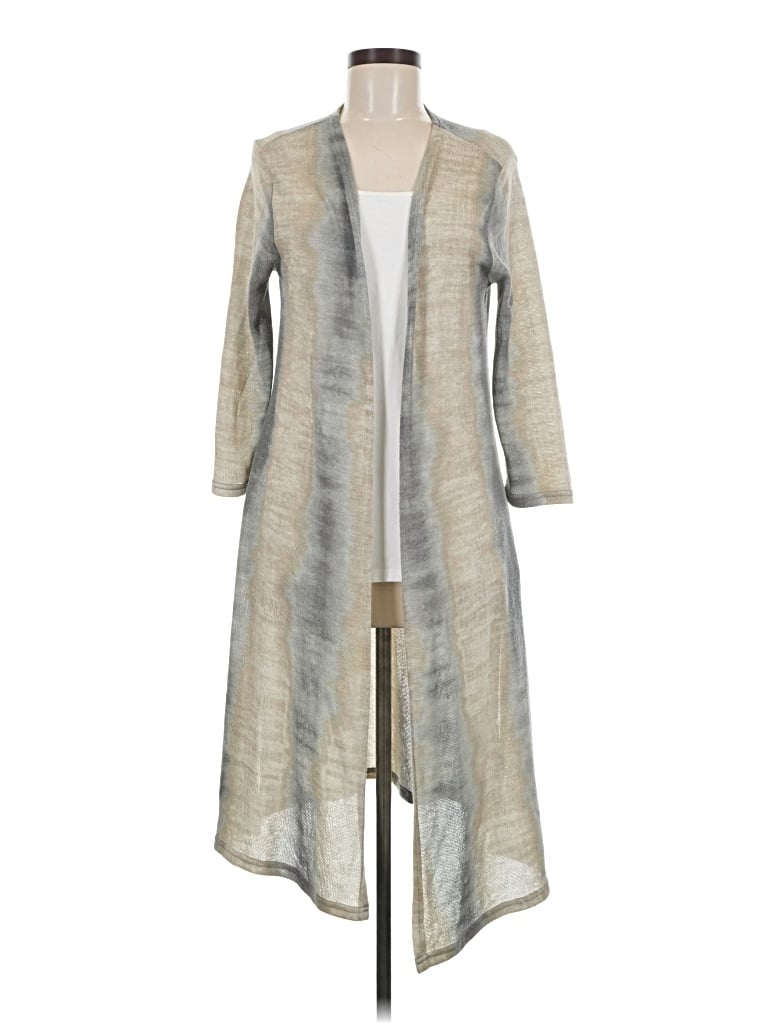 Pre-owned Cato Cardigan Sweater In Silver
