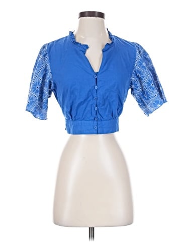 Solitaire Short Sleeve Blouse (view 1)