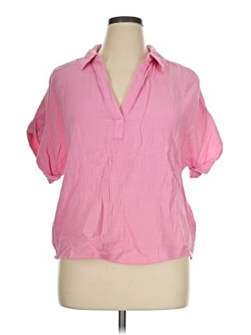 J.Crew Factory Store Short Sleeve Blouse (view 1)