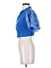 Solitaire Blue Short Sleeve Blouse Size S - photo 5