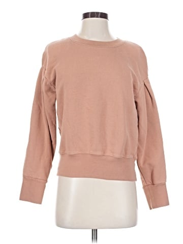 Madewell Pleat-Sleeve Sweatshirt (view 1)