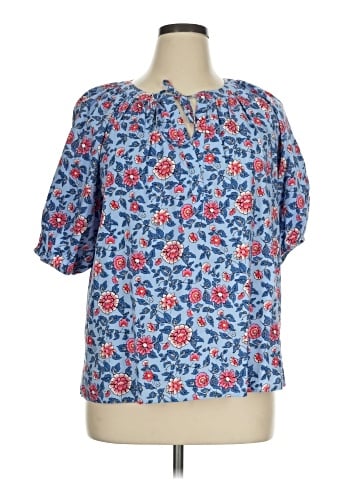 Ann Taylor LOFT Short Sleeve Blouse (view 1)