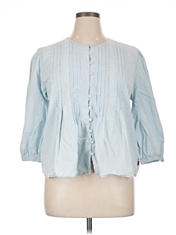 Levi's 3/4 Sleeve Button-Down Shirt (view 1)