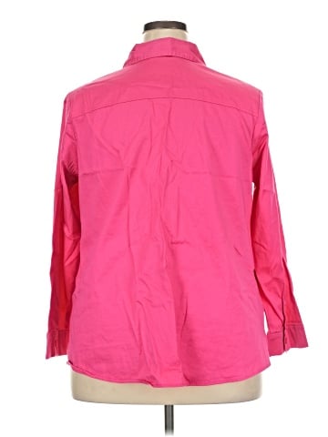 Isaac Mizrahi LIVE! 3/4 Sleeve Button-Down Shirt (view 2)