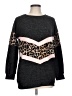 Lovely Melody Animal Print Gray Pullover Sweater Size L (estimated) - photo 1