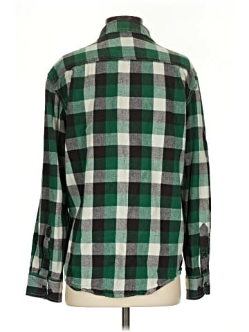 Faded Glory Long Sleeve Button-Down Shirt (view 2)