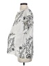 a:glow 100% Rayon Silver Short Sleeve Blouse Size XS Maternity - photo 5