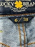 Lucky Brand Hearts Blue Jeans Size 6 - photo 8