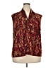 Jones Studio Brown Burgundy Sleeveless Blouse Size 3X - photo 1