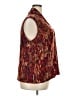 Jones Studio Brown Burgundy Sleeveless Blouse Size 3X - photo 4