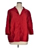 Eileen Fisher 100% Silk Red Raincoat Size 1X - photo 1