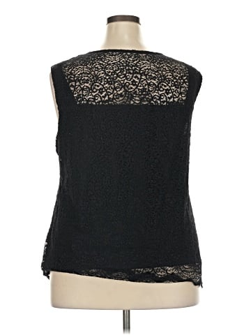 Roz & Ali Sleeveless Blouse (view 2)