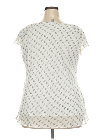 Roz & Ali Short Sleeve Blouse (view 2)