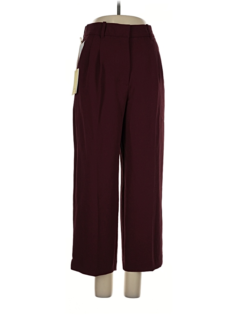 Pre-owned Wilfred Casual Pants In Burgundy