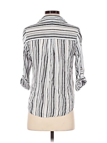 Iz Byer 3/4 Sleeve Button-Down Shirt (view 2)