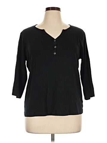 Croft & Barrow 3/4 Sleeve T-Shirt (view 1)