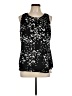 Van Heusen 100% Polyester Black Sleeveless Blouse Size L - photo 1