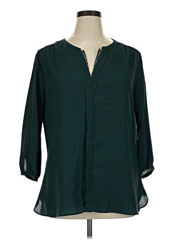 New York & Company 3/4 Sleeve Blouse (view 1)