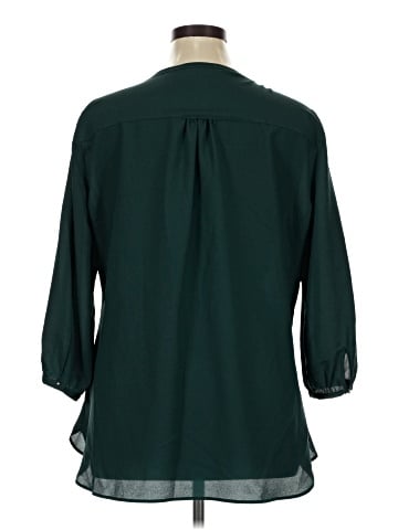New York & Company 3/4 Sleeve Blouse (view 2)
