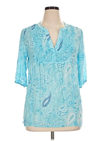 Como Vintage 3/4 Sleeve Blouse (view 1)