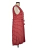 Max Studio Stripes Red Casual Dress Size L - photo 4