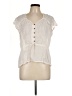 Venus Ivory Short Sleeve Blouse Size L - photo 1
