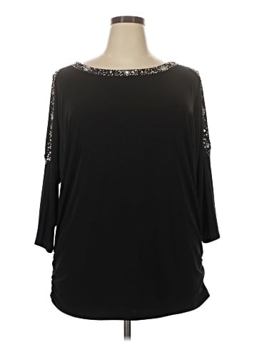 Susan Graver 3/4 Sleeve Top (view 1)