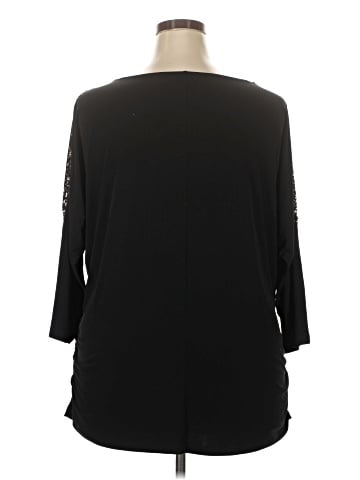 Susan Graver 3/4 Sleeve Top (view 2)