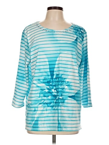 Alfred Dunner 3/4 Sleeve Top (view 1)
