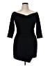 Lulus Solid Black Cocktail Dress Size XL - photo 1