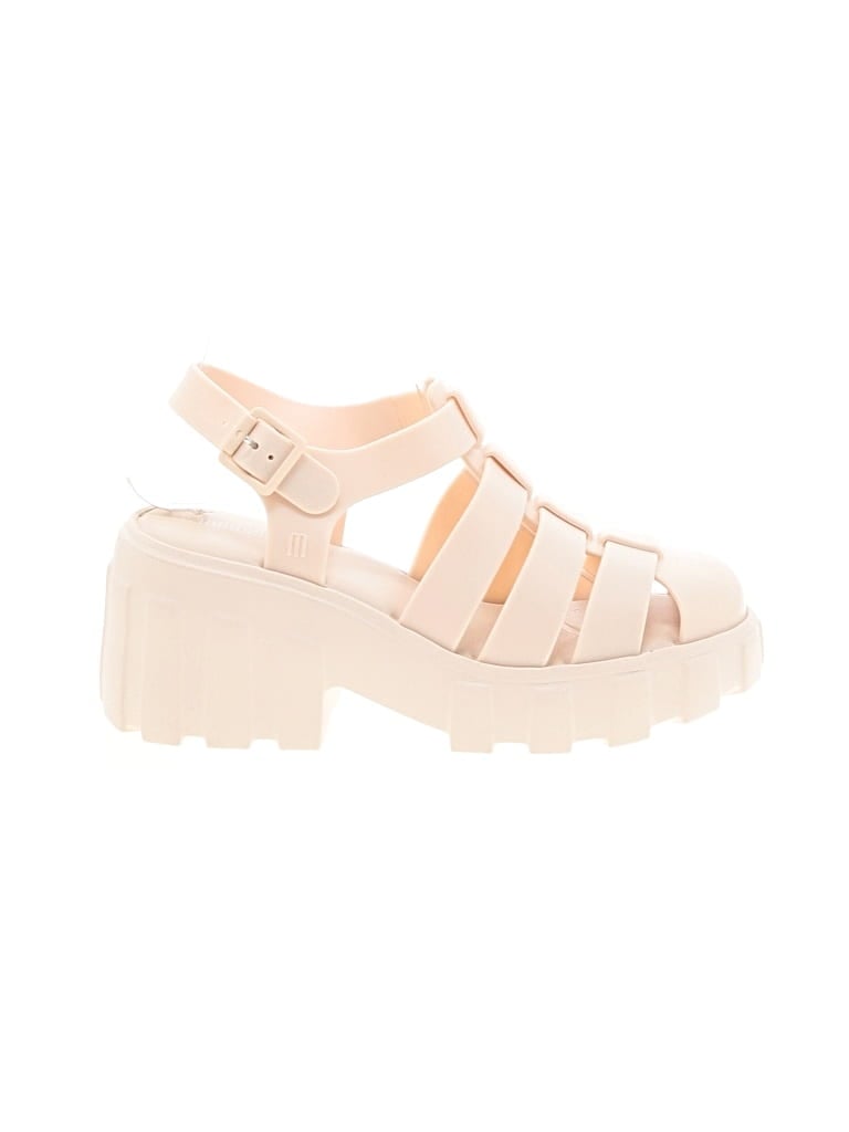 Pre-owned Melissa Sandals In Ivory