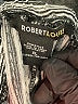 Robert Louis Chevron-herringbone Silver Casual Pants Size XL - photo 4