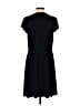 Apt. 9 Solid Black Casual Dress Size M - photo 2