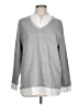 Karl Lagerfeld Paris Silver Pullover Sweater Size L - photo 1