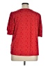 Notations Polka Dots Red 3/4 Sleeve Blouse Size 1X - photo 2