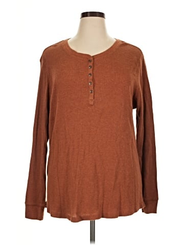 Natural Reflections Long Sleeve Henley (view 1)