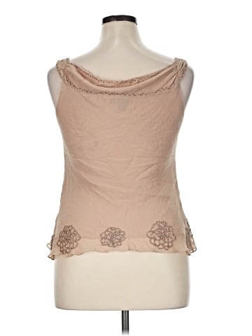 Donna Karan New York Sleeveless Silk Top (view 2)