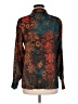 Unbranded 100% Polyester Floral Brown Long Sleeve Blouse Size M - photo 2