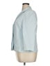 Talbots 100% Silk Blue Silk Blazer Size 16 - photo 5