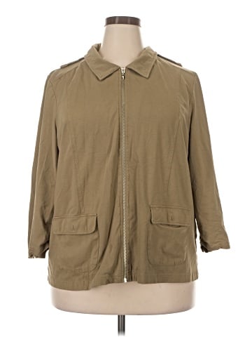 Erin London 3/4 Sleeve Button-Down Shirt (view 1)