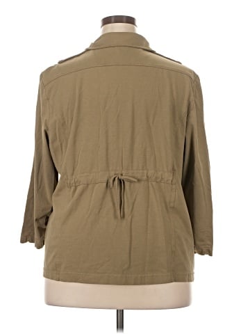 Erin London 3/4 Sleeve Button-Down Shirt (view 2)