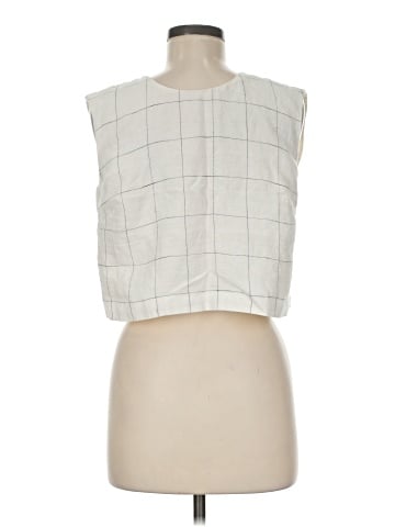 Ann Taylor Sleeveless Button-Down Shirt (view 2)