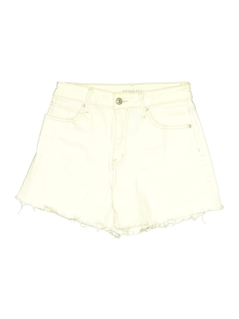 Pre-owned Rewash Denim Shorts In Ivory