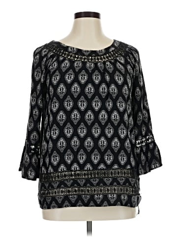 Honey Punch 3/4 Sleeve Blouse (view 1)