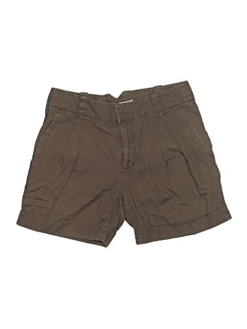 Zara Basic Khaki Shorts (view 1)