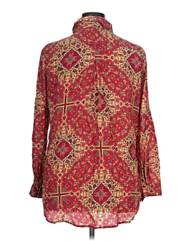 Tyler Boe Long Sleeve Silk Top (view 2)