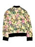 Urban Republic 100% Polyester Floral Yellow Black Jacket Size 14 - 15 - photo 2