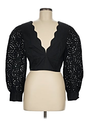 Abercrombie & Fitch Long Sleeve Blouse (view 1)