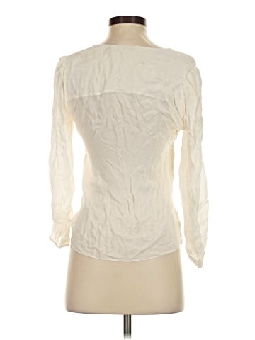 Alice + Olivia Long Sleeve Silk Top (view 2)