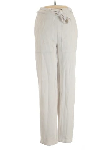 Madewell Brushed Herringbone Jacquard Tie-Waist Tapered Pants (view 1)